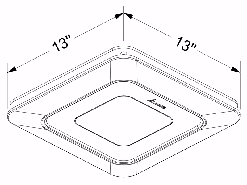 SLM50-100 grille dimension